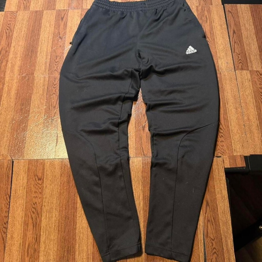 Adidas Black Vintage Climalite Sportswear Track Sweatpants Small